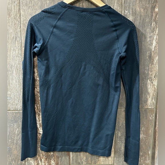 XS - Gapfit Motion Long Sleeve Teal Workout Top - Picture 2 of 4